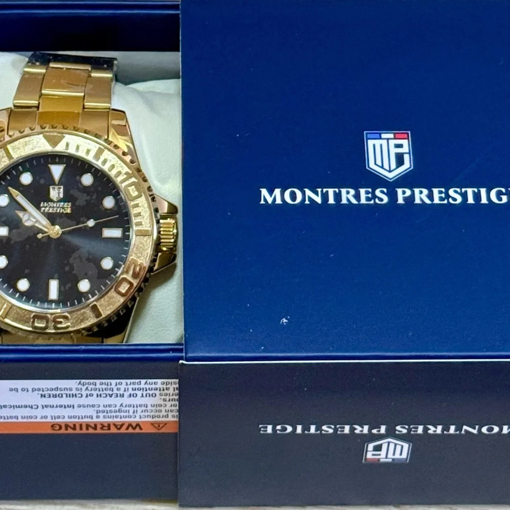 Montres Prestige x Invicta Gold Watch 43mm Copper Dial Mens BNIB Luxury